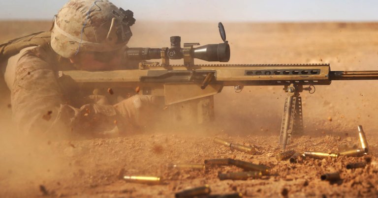 That time Marines in a firefight called customer service for help with an M-107