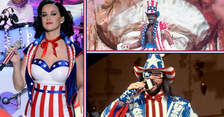 9 times the American flag costume was taken to another level