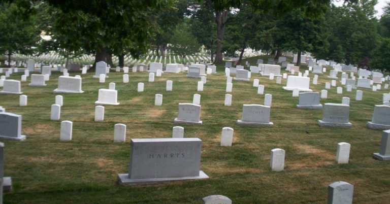 What happens when Arlington National Cemetery is at capacity