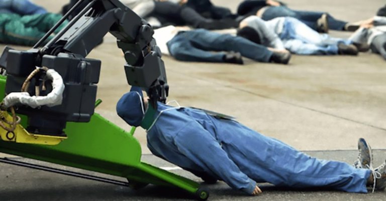 The military made a robot that can eat organisms for fuel