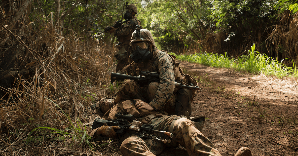 Soldiers in the field